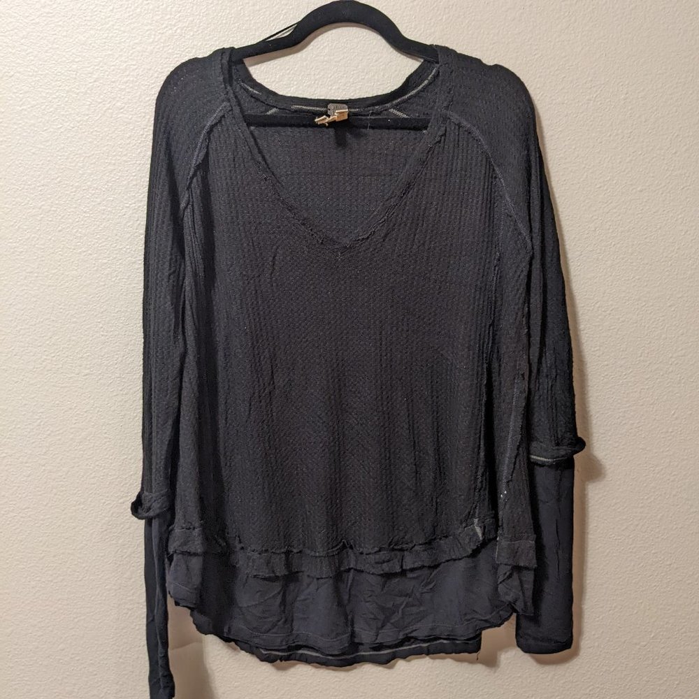 We the Free Free People Black Thermal